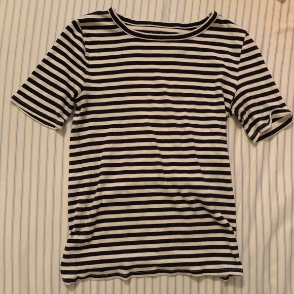 J. Crew Tops - Navy and White striped J.Crew T-Shirt